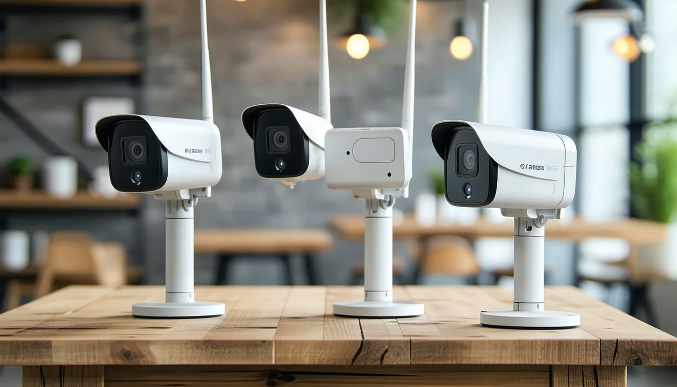 WiFi camera setup for business security